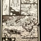 X-Men #268 pg. 19 Wolverine Jim Lee 11x17 FRAMED Original Art Poster Marvel Comi