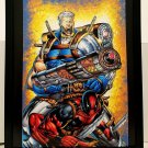 Cable & Deadpool by Rob Liefeld 11x14 FRAMED Marvel Comics Art Print Poster