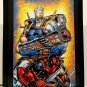 Cable & Deadpool by Rob Liefeld 11x14 FRAMED Marvel Comics Art Print Poster
