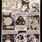 Captain Marvel #26 pg. 3 by Jim Starlin 11x17 FRAMED Original Art Print Comic Po