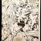 Uncanny X-Men #274 pg. 3 Magneto Jim Lee 11x17 FRAMED Original Art Poster Marvel