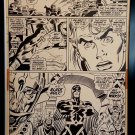 Fantastic Four #129 pg. 8 by John Buscema 11x17 FRAMED Original Art Print Marvel