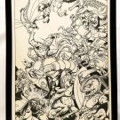 Avengers Annual #7 pg. 30 by Jim Starlin 11x17 FRAMED Original Art Poster Marvel