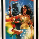 Batman Dark Knight, Robin & Wonder Woman FRAMED 12x16 Art Print Poster DC Comics
