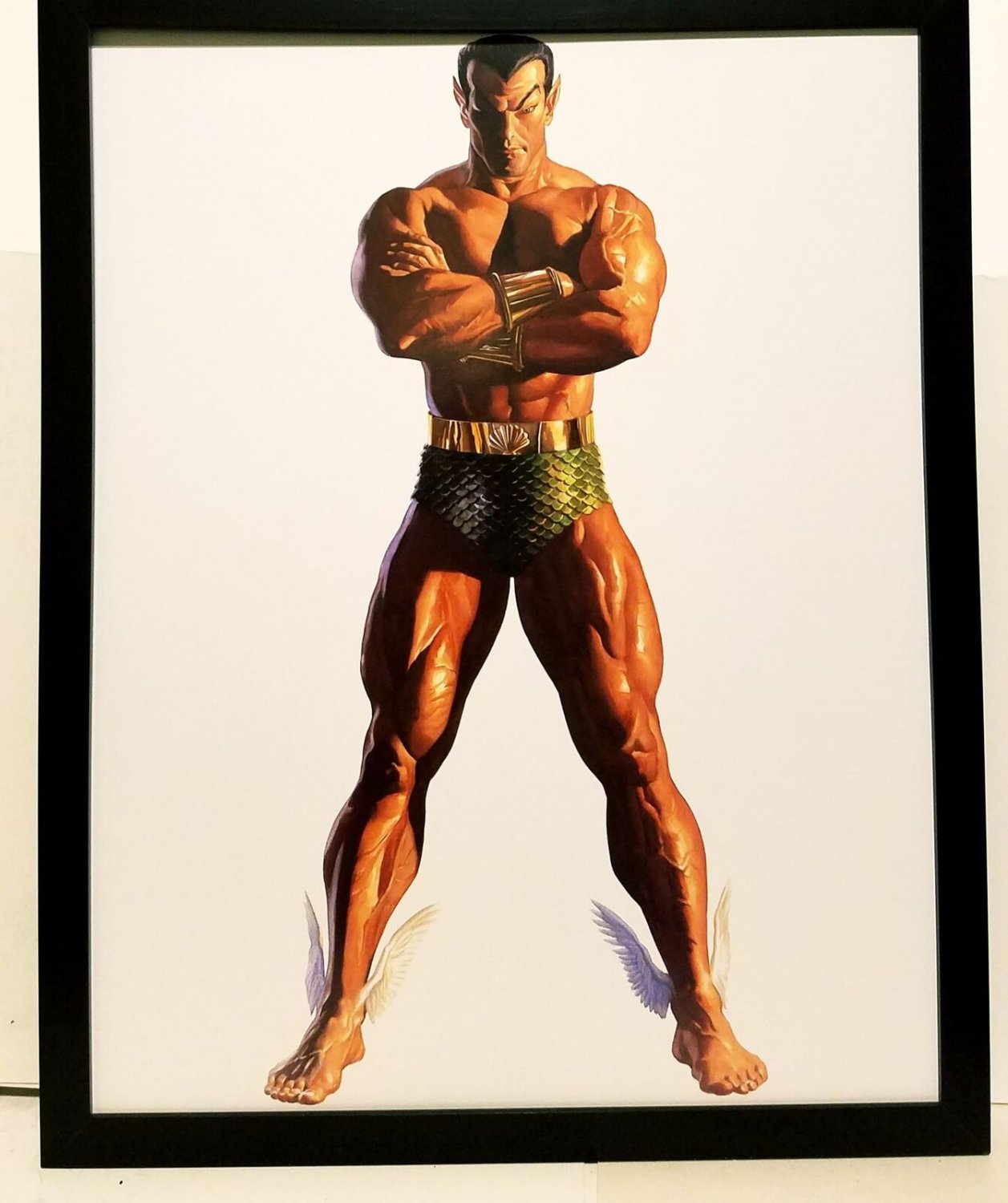 Namor Sub-Mariner Timeless by Alex Ross FRAMED 11x14 Art Print Marvel Comics Pos