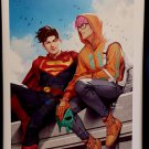 Superman Son of Kal-El by Inhyuk Lee FRAMED 12x16 LGBTQ Art Print DC Gay Pride C