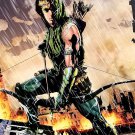 Green Arrow 12x16 FRAMED Art Print by Andrea Sorrentino, New DC Comics