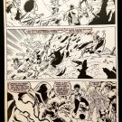 Secret Wars #1 pg. 20 by Mike Zeck 11x17 FRAMED Original Art Poster Marvel Comic