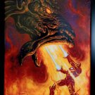 Iron Man Fing Fang Foom Marvel Masterpieces by Joe Jusko 9x12 FRAMED Comics Art