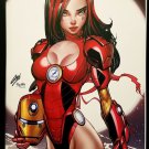 Iron Man Cosplay by Paul Green 11x17 FRAMED Art Print, Zenescope Comics
