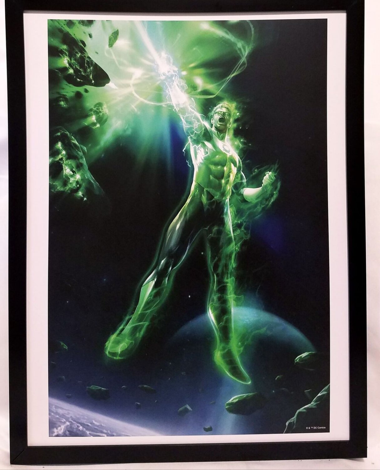 Green Lantern by Francesco Mattina FRAMED 12x16 Art Print DC Comics Poster