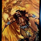 Kraven the Hunter Marvel Masterpieces by Joe Jusko 9x12 FRAMED Marvel Comics Art