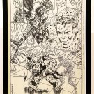 Fantastic Four #255 by John Byrne 11x17 FRAMED Original Art Poster Marvel Comics