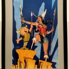 Wonder Woman Elmer Fudd by Terry Dodson 11x14 FRAMED DC Comics Art Print Poster