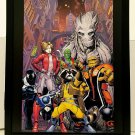 Guardians of the Galaxy by Art Adams 11x14 FRAMED Marvel Comics Art Print Poster