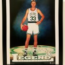 Larry Bird Boston Celtics Costacos Brothers 8.5x11 FRAMED Print Vintage 90s Post