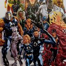 Fantastic Four by Mark Brooks 9.5x14.25 Art Poster Print New Marvel Comics