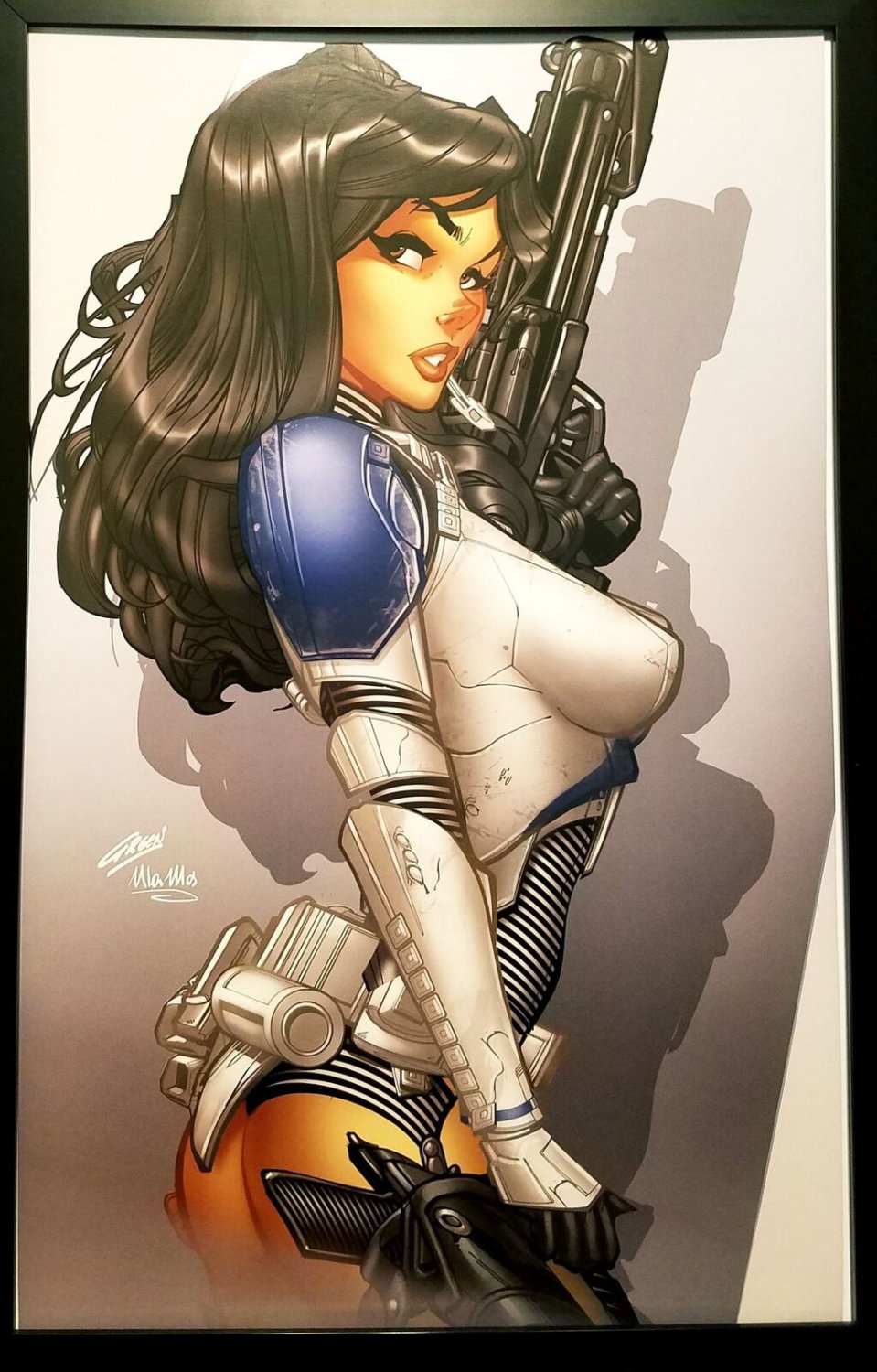 Star Wars Stormtrooper Cosplay by Paul Green 11x17 FRAMED Art Print, Zenescope C
