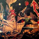 Golden Age of Marvel Comics by Rich Kelly MONDO 11x16 Art Poster Print Inhumans