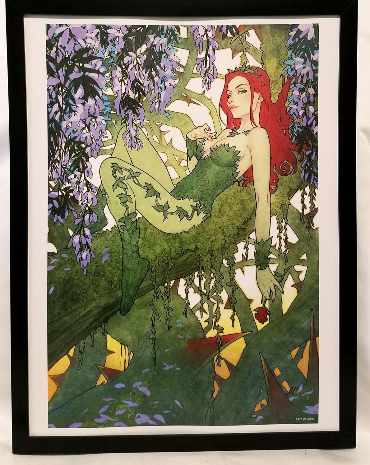 Poison Ivy by Joshua Middleton FRAMED 12x16 Art Print Poster DC Comics