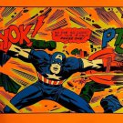 Captain America by Jack Kirby 20x30 Black Light Art Marvel Comics Poster Third E