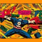 Captain America by Jack Kirby 20x30 Black Light Art Marvel Comics Poster Third E