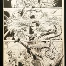 Punisher #1 pg. 11 by Mike Zeck 11x17 FRAMED Original Art Marvel Comics Poster