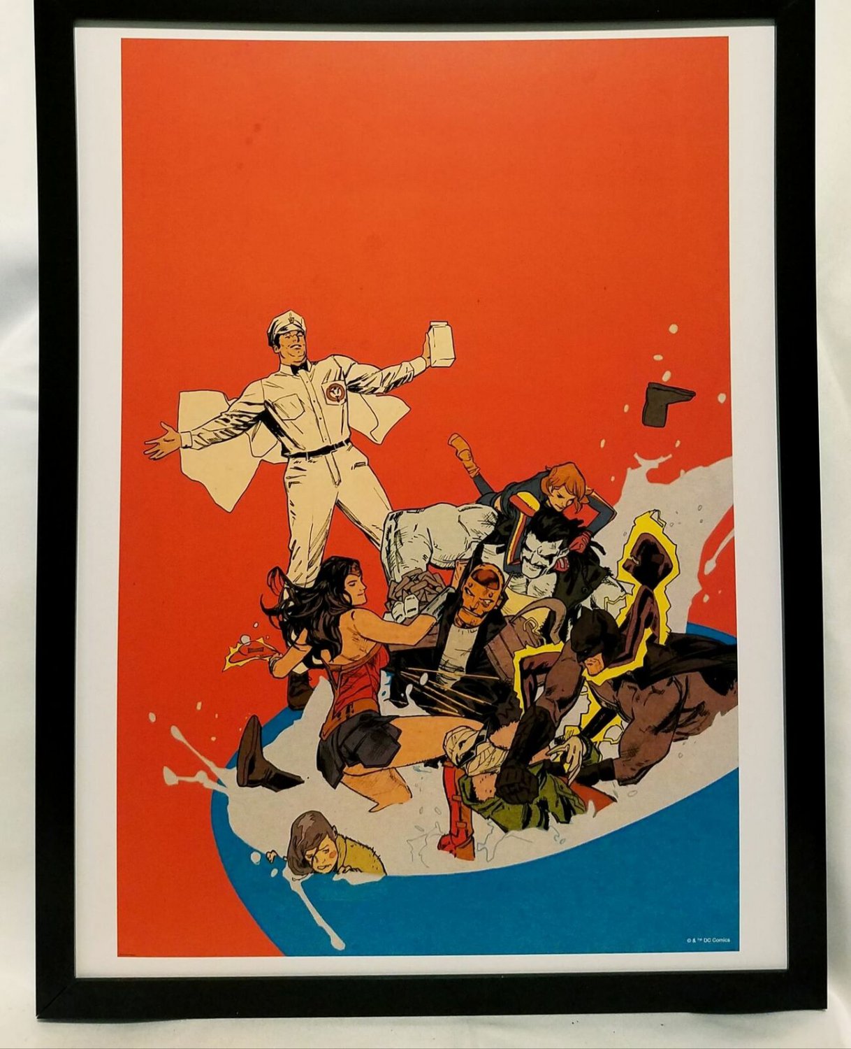 Justice League Doom Patrol by Clay Mann FRAMED 12x16 Art Print Poster DC Comics