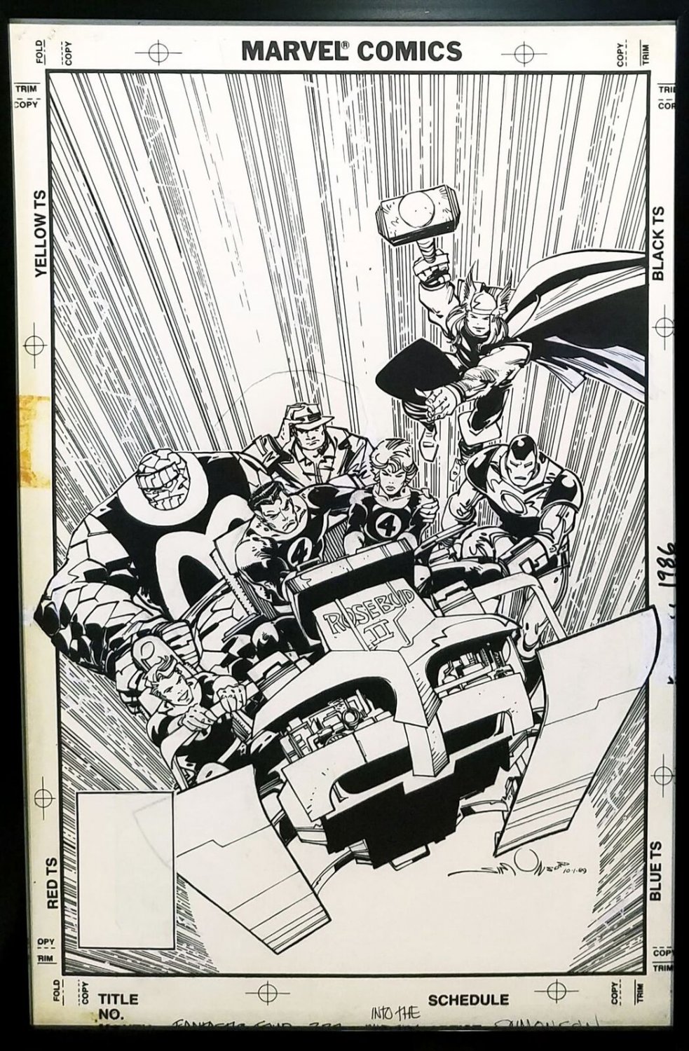 Fantastic Four #337 by Walt Simonson 11x17 FRAMED Original Art Poster Marvel Com