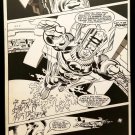 Secret Wars #1 pg. 16 by Mike Zeck 11x17 FRAMED Original Art Poster Marvel Comic