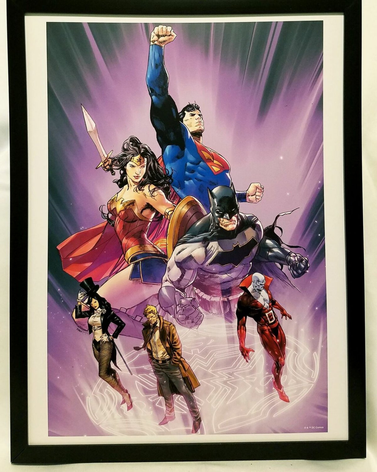 Justice League Dark Batman by Clay Mann FRAMED 12x16 Art Print Poster DC Comics