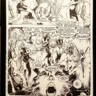 X-Men #267 pg. 25 Storm Jim Lee 11x17 FRAMED Original Art Poster Marvel Comics