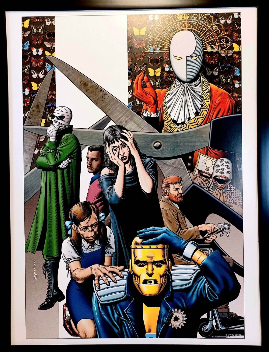 Doom Patrol by Brian Bolland FRAMED 12x16 Art Print DC Comics Poster