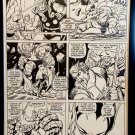 Mighty Thor #197 pg. 3 by John Buscema 11x17 FRAMED Original Art Print Marvel Co