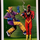 Flash vs. Trickster by Brian Bolland FRAMED 12x16 Art Print DC Comics Poster
