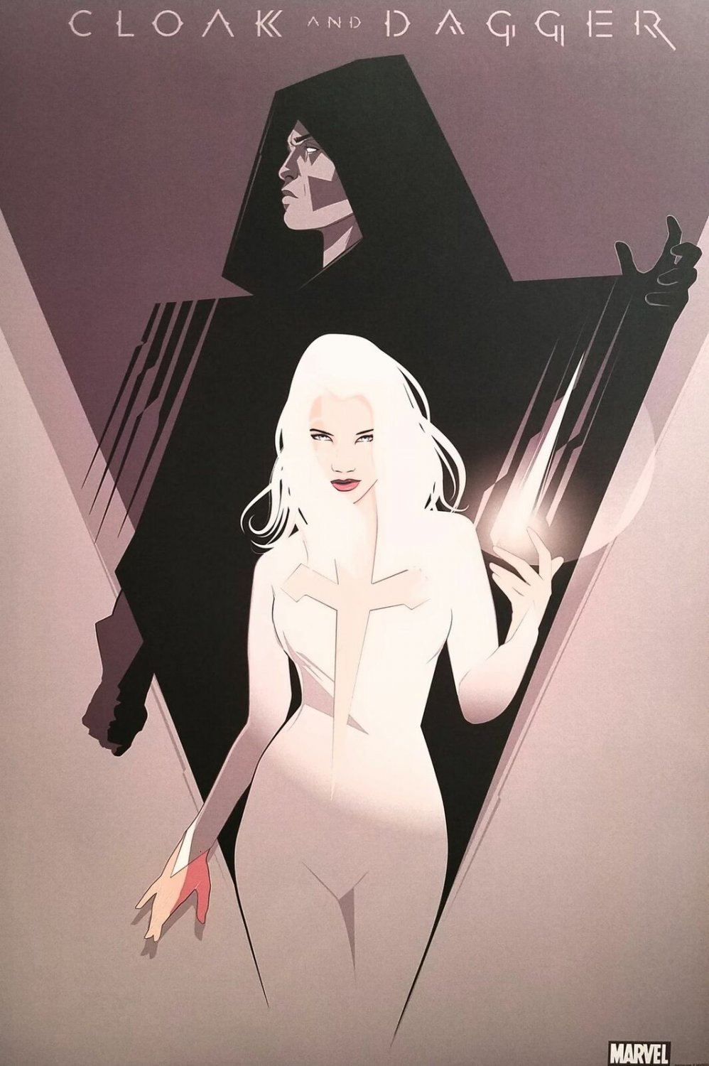 Cloak & Dagger by Craig Drake MONDO 11x16 Art Poster Print Marvel Comics
