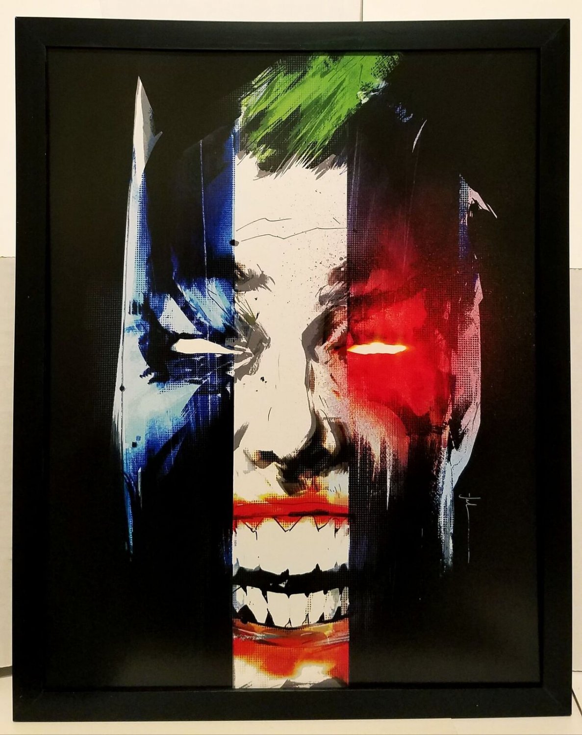 Batman Superman Joker by Jock 11x14 FRAMED DC Comics Art Print Poster