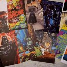 Lot of 14 Star Wars Poster Art Prints Collection - Darth Vade, etc Marvel Comics