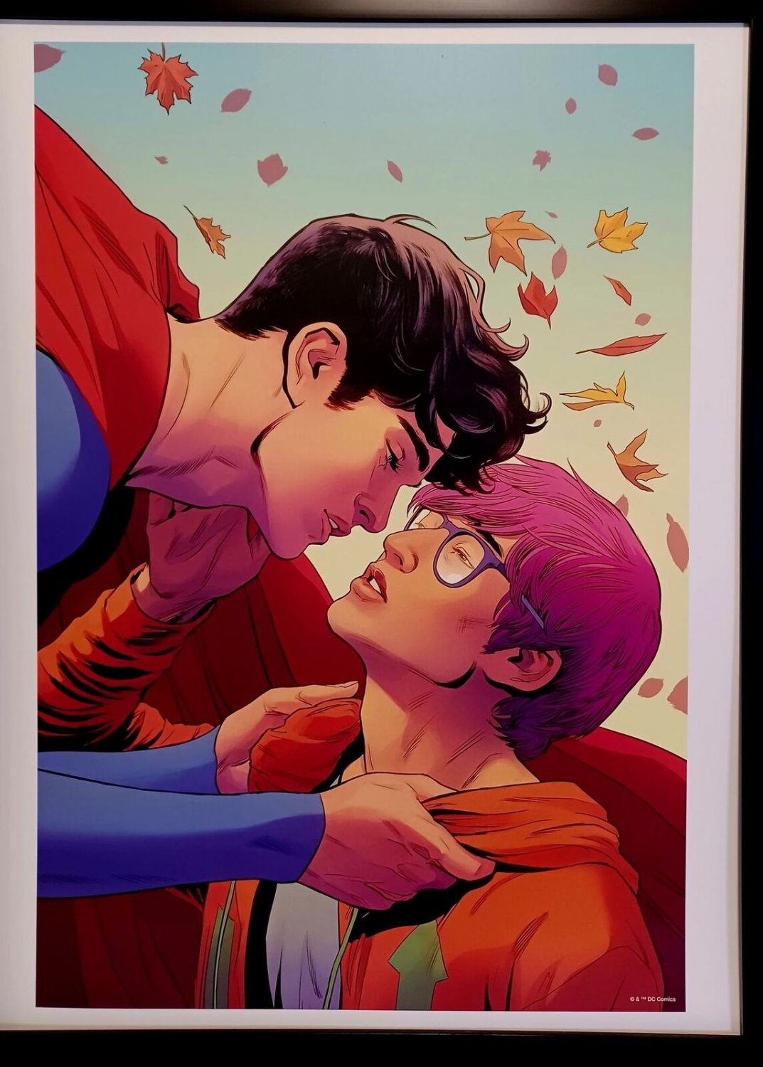 Superman Son Of Kal El By Travis Moore Framed 12x16 Lgbtq Art Print Dc Gay Pride 4297