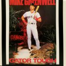 Mike Greenwell Red Sox Costacos Brothers 8.5x11 FRAMED Print Vintage 80s Poster
