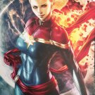 Captain Marvel Art Poster Print by Stanley "Artgerm" Lau, 9.5x14.25 New Marvel C