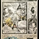 X-Men #5 pg. 4 Gambit Jim Lee 11x17 FRAMED Original Art Poster Marvel Comics
