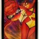 Spider-Man Spider-Woman by Alex Ross 8.5x11 FRAMED Marvel Comics Art Print Poste