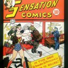 Sensation Comics #23 Wonder Woman 9x12 FRAMED Art Print, Vintage 1943 DC Comics