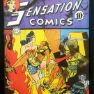 Sensation Comics #18 Wonder Woman 9x12 FRAMED Art Print, Vintage 1943 DC Comics