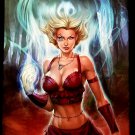 Salem's Daughter by Stanley Artgerm Lau 12x16 FRAMED Art Print Zenescope Comics
