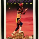 Magic Johnson LA Lakers Costacos Brothers 8.5x11 FRAMED Print Vintage 90s Poster