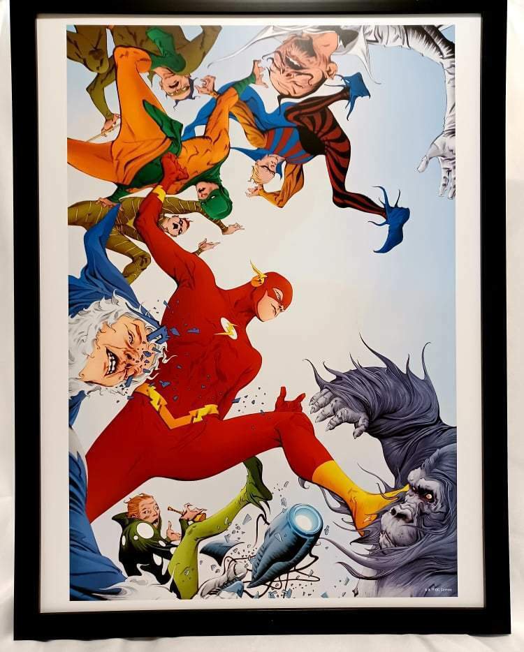 Flash Rogue's Gallery by Jae Lee FRAMED 12x16 Art Print DC Comics Poster