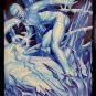 Ice Man Marvel Masterpieces by Joe Jusko 9x12 FRAMED Marvel Comics Art Print
