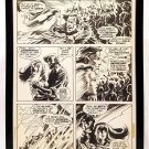 Swamp Thing #3 pg. 9 by Bernie Wrightson 11x17 FRAMED Original Art Poster DC Com